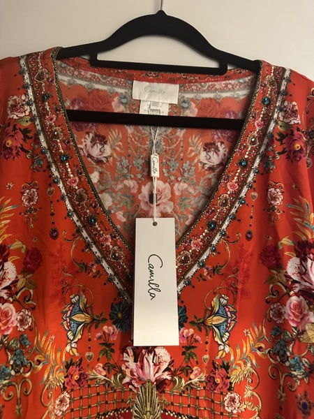 CAMILLA BAT SLEEVE DRESS WITH TAGS Carousel 5