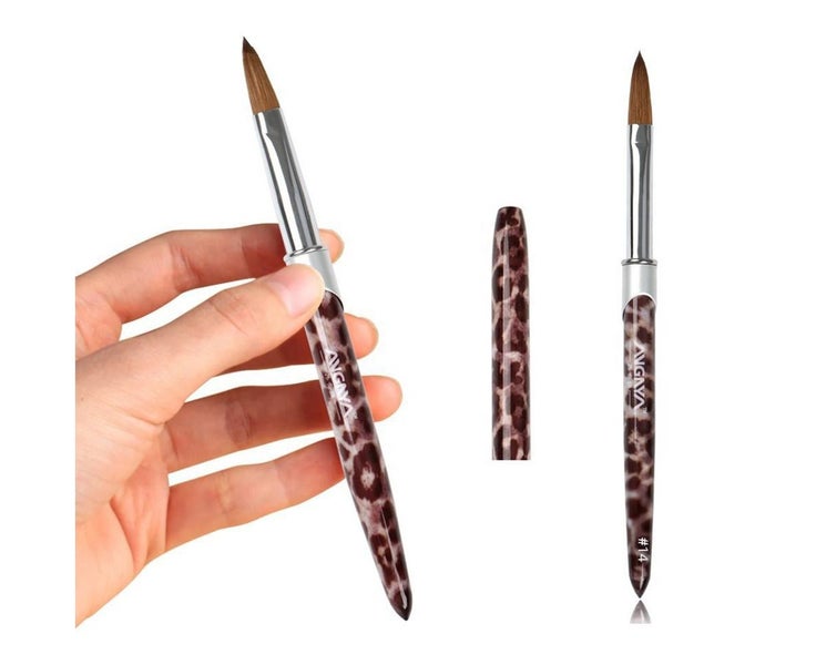 Kolinsky Acrylic Powder Pen, Round Shape Acrylic Brush, Acrylic Extension Nai Carousel 1