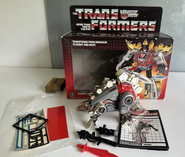 Vintage 1980s Transformer - Snarl - Dinobot desert warrior Carousel 2