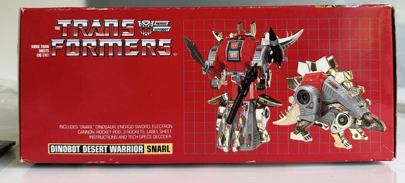 Vintage 1980s Transformer - Snarl - Dinobot desert warrior Carousel 11