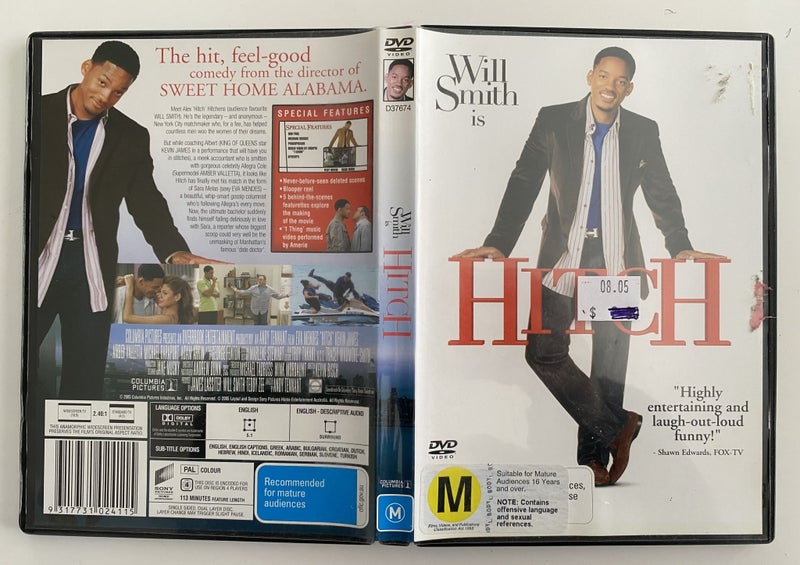 Hitch DVD (comedy) #1456
