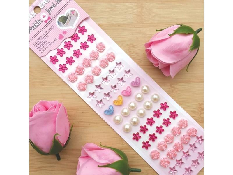12 Styles Acrylic Crystal Stickers For Children Toys Mobile PC Carousel 1
