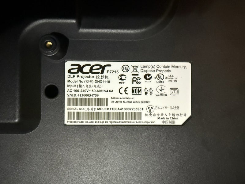 Acer projector Carousel 1