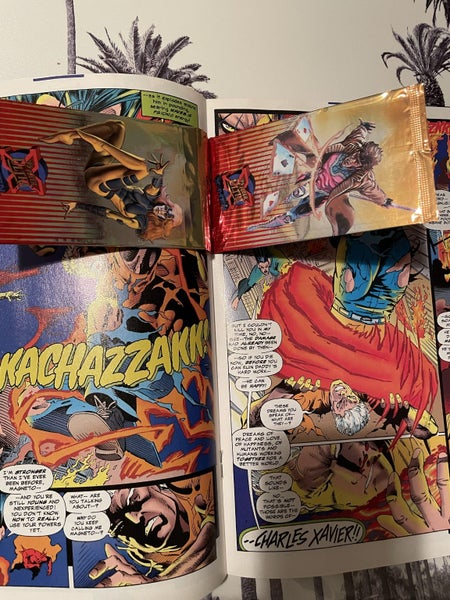 1995 x-men comic with cards (1 of 2) Carousel 2