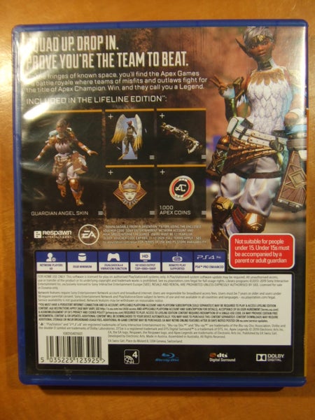 Apex Legends Lifeline Edition - PS4 Game - LIKE NEW62863868913281112