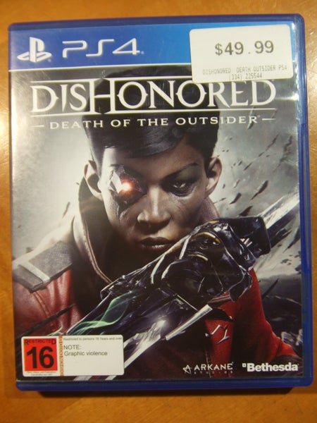 Dishonored Death of the Outsider - PS4 Game - LIKE NEW628638689472021125
