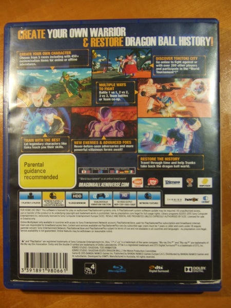 Dragon Ball Xenoverse - Has Poster!- PS4 Game - BRAND NEW62863868974594114