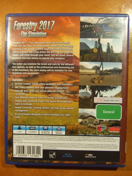 Forestry 2017 - The Simulation - PS4 Game - BRAND NEW62863869024897112