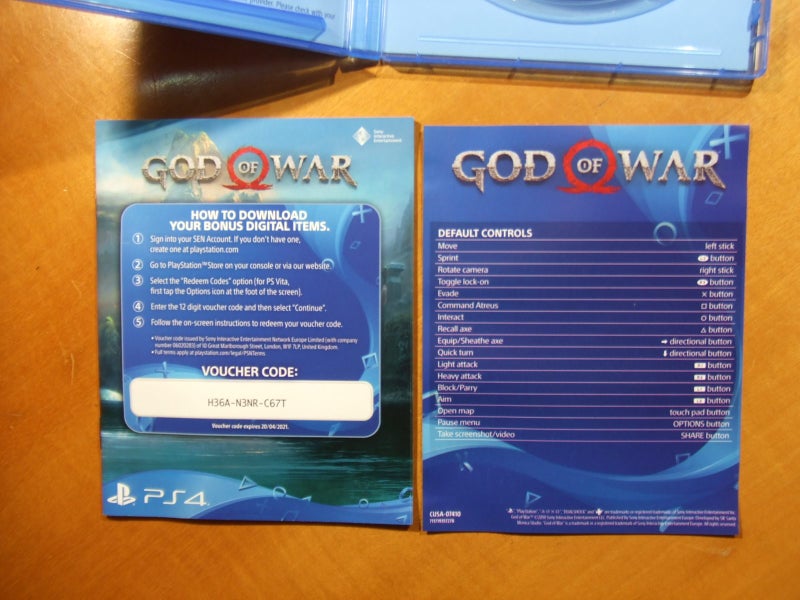 God of War Day One Edition - PS4 Game - LIKE NEW62863868896257112