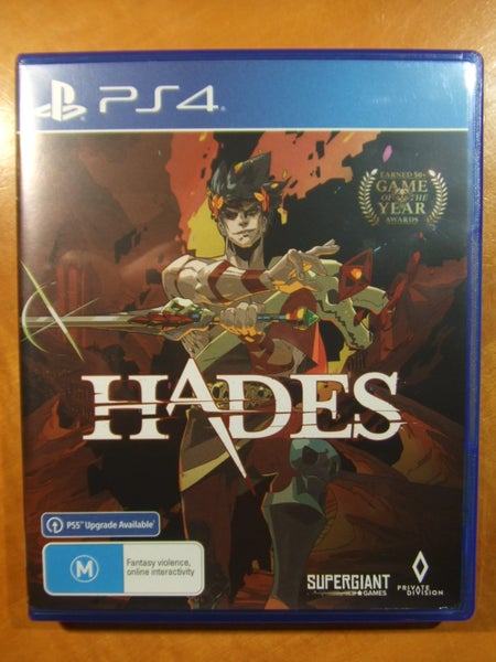 Hades - Has Artbook! - PS4 Game - BRAND NEW628638689075221128