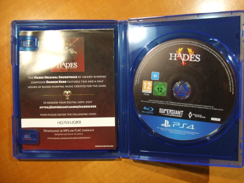 Hades - Has Artbook! - PS4 Game - BRAND NEW62863868907522111