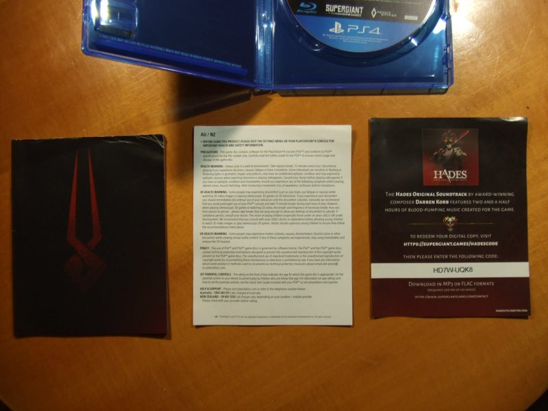 Hades - Has Artbook! - PS4 Game - BRAND NEW62863868907522112