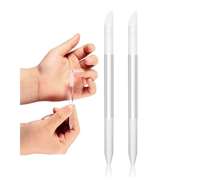 Glass Cuticle Pusher, Nail Files Manicure Stick Nail Care, Czech Precision F Carousel 1