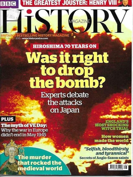 BBC History magazine, August 2015 Carousel 1