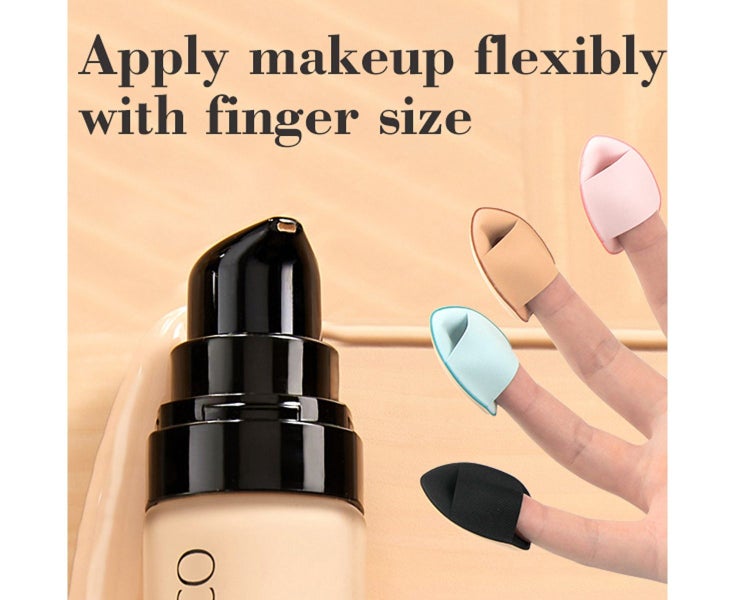 Finger Powder Puff (Mini Triangle Powder Puff for Women) Soft beauty tool for Carousel 5