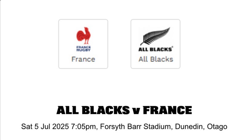 4x All Blacks v France Cat B tickets62938586792706111