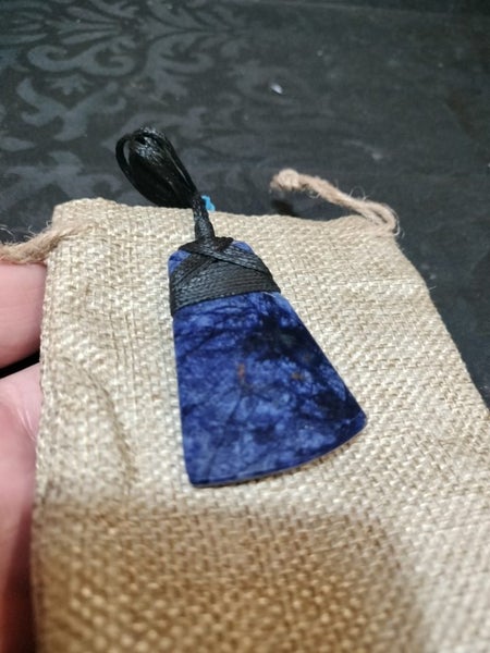 Vibrant blue Sodalite Toki Necklace E.T.S Jewellery $1res62865828228098114