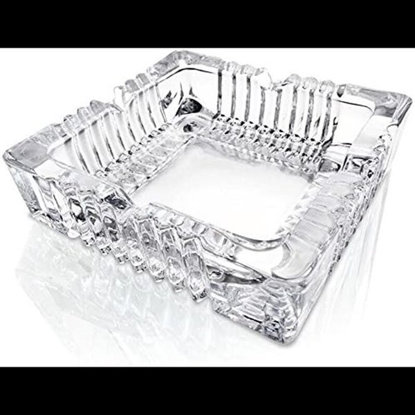 Green Apple Crystal Heavy Glass Ashtray for Indoor and Outdoor Decorative (Ro Carousel 2