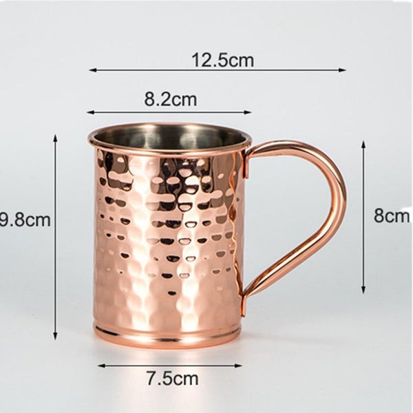 Hod Health & Home 400Ml Copper Colour Cocktail Juice Drink Bear Cup Mugs Milk Wa Carousel 2
