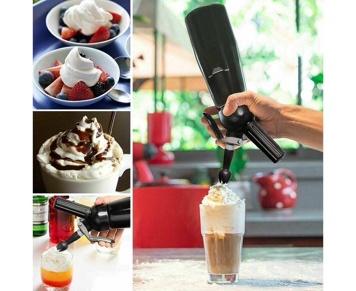Cream Whipper Whipped Cream Dispenser Dessert Coffee Foam Whip Cream Chargers Carousel 2