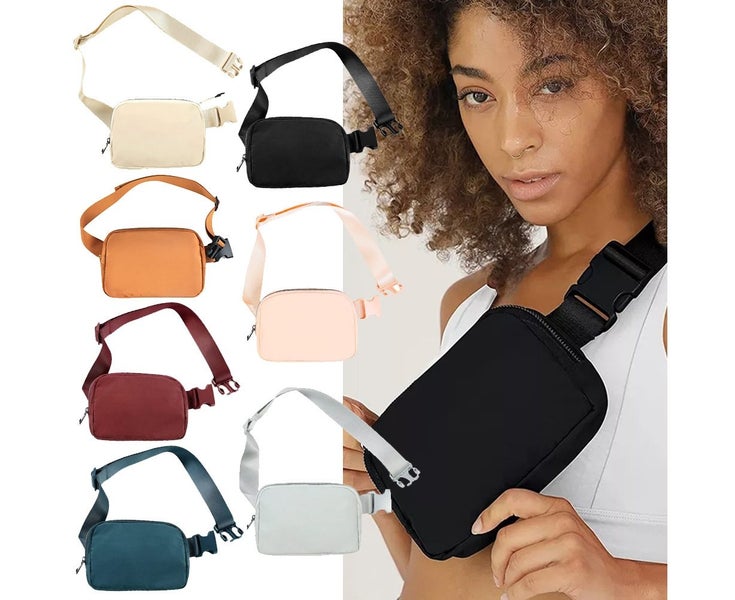 Fashion Fanny Packs for Women Men Waterproof Waist Pack Small Belt Bag with A Carousel 2