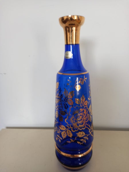 Bohemia Glass Vase made in Czechoslovakia62865828768130115