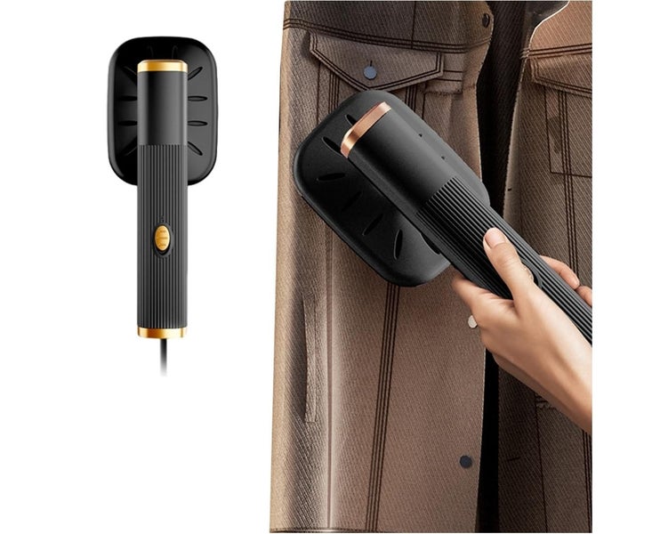 USB Portable Micro Steam Iron Handheld Garment Steamer-Black Carousel 1