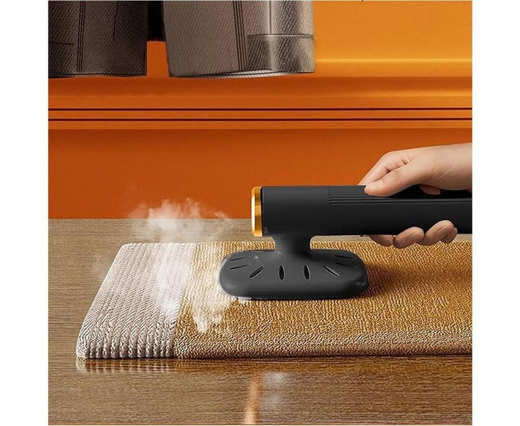 USB Portable Micro Steam Iron Handheld Garment Steamer-Black Carousel 2