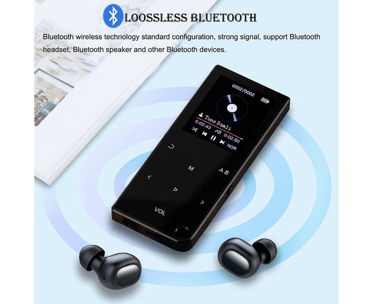 16GB MP3 Player with Bluetooth,Music Player with Built-in Speaker Carousel 2