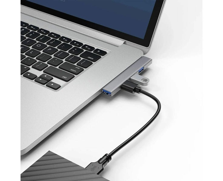 Type-C to USB Hub 4-Port USB Expander USB Splitter Ultra Slim Compact Macbook Carousel 6