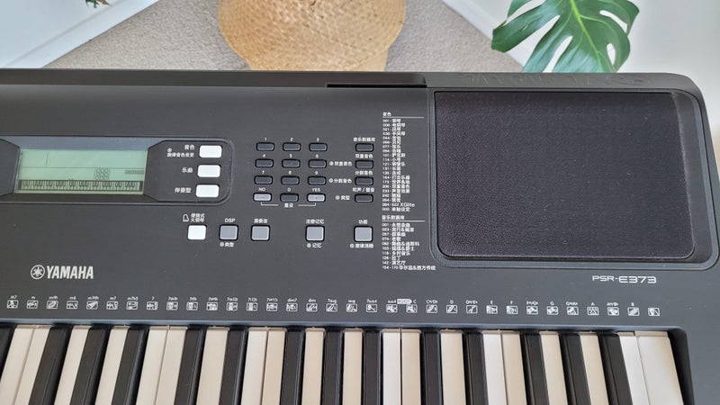 Yamaha PSR-E373 61-key Keyboard + Keyboard Stand + Piano Bag + Pedal62864740969985114