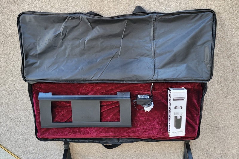 Yamaha PSR-E373 61-key Keyboard + Keyboard Stand + Piano Bag + Pedal62864740969985113