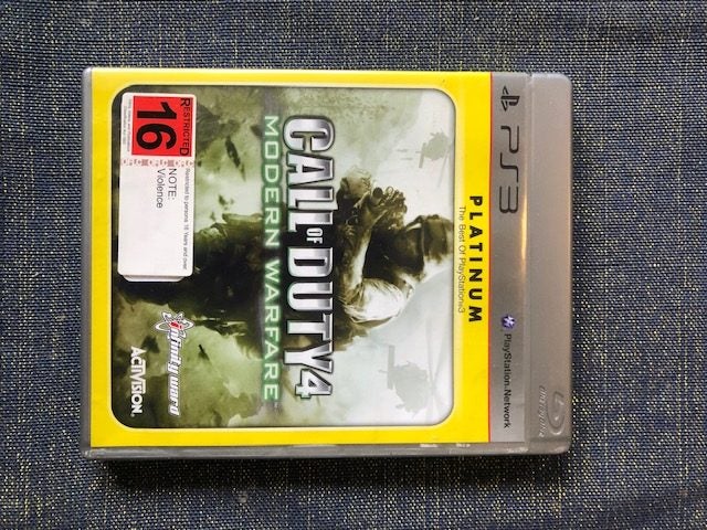 Call of Duty 4: Modern Warfare PS3 Game Platinum nm Carousel 1