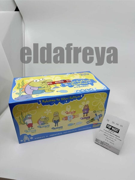 POP MART SpongeBob Bikini Bottom Buddies Whimsical Plush Blind Box - SET OF 6 Carousel 1