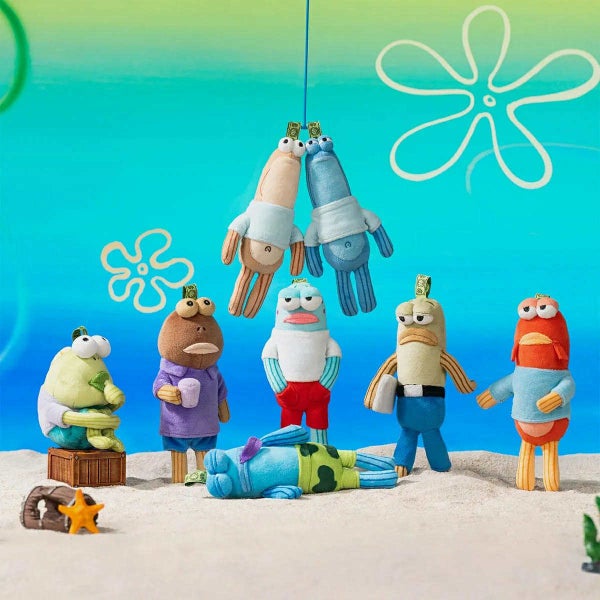 POP MART SpongeBob Bikini Bottom Buddies Whimsical Plush Blind Box - SET OF 6 Carousel 9