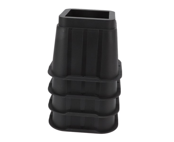 4 Sets Furniture Risers Rubber Antislip 4 Inch Bed Risers for Storage Desk So Carousel 8