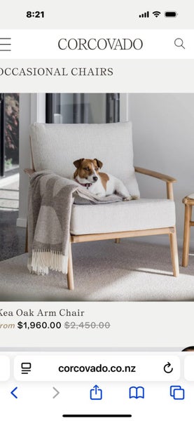 Corcovado oak armchair62864740065793111