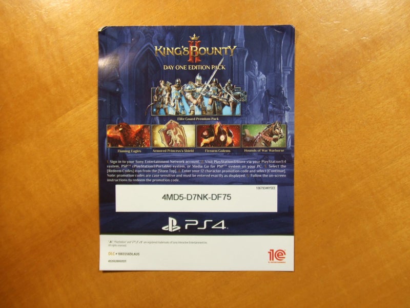 King's Bounty II Day One Edition - PS4 Game - LIKE NEW62863868757250112