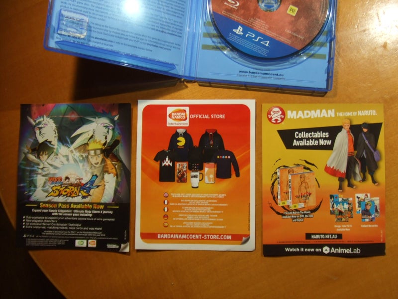 Naruto Shippuden Ultimate Ninja Storm 4 - PS4 Game - Excellent Condition62863868789122112