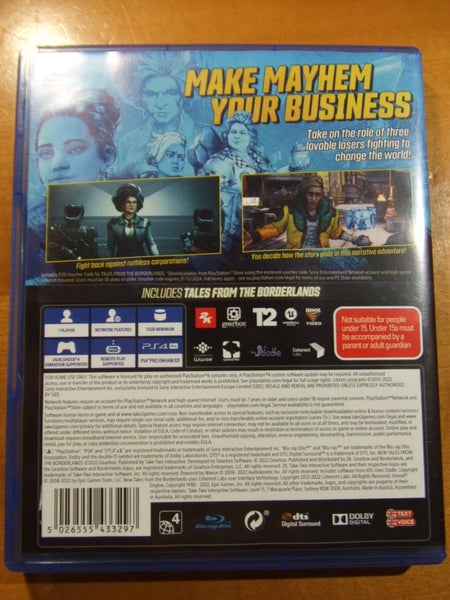 New Tales from the Borderlands Deluxe Edition - PS4 Game - BRAND NEW62864739509506113