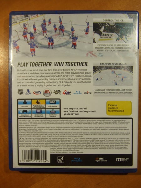 NHL 16 - PS4 Game - VG condition62863868804481113