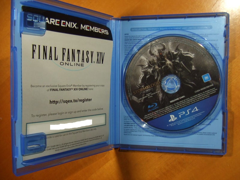 Stormblood Final Fantasy XIV Online - PS4 Game - VG condition62863868861571112