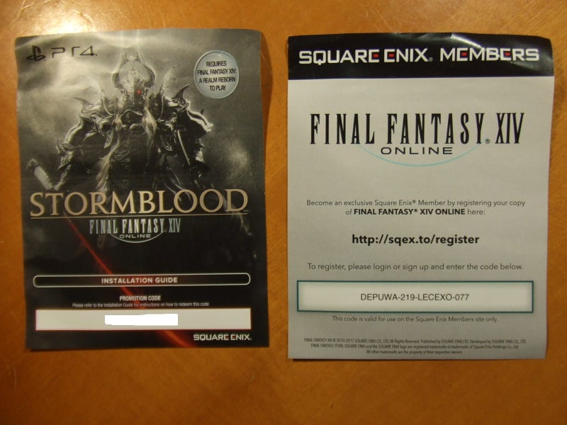 Stormblood Final Fantasy XIV Online - PS4 Game - VG condition62863868861571113