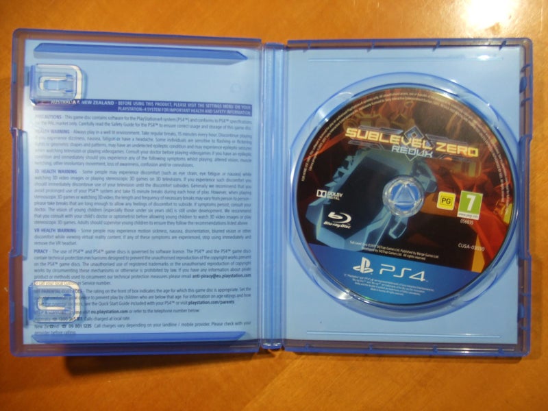 Sublevel Zero Redux - PS4 Game - VG condition62863868867713111