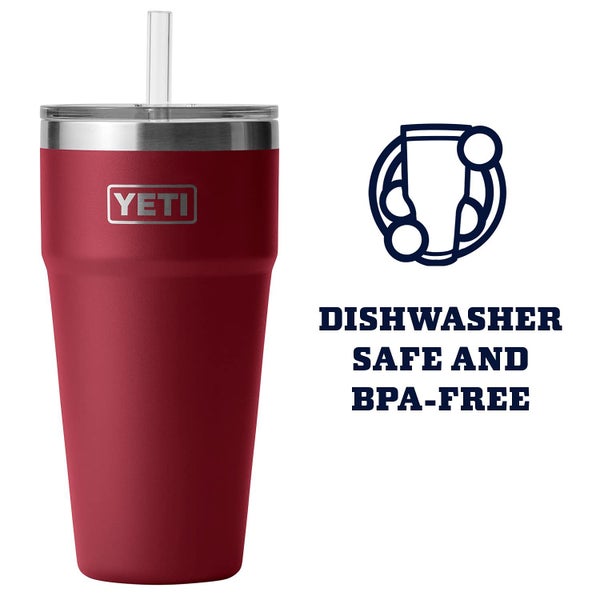 YETI Rambler 26 oz Straw Cup Vacuum Insulated Stainless Steel with Straw Lid Har Carousel 3