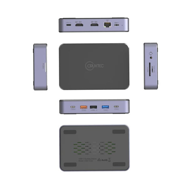 Cruxtec CDK14-SG 14-in-1 USB-C 100W Docking station with M.2 Slot [CDK14-SG] Carousel 3
