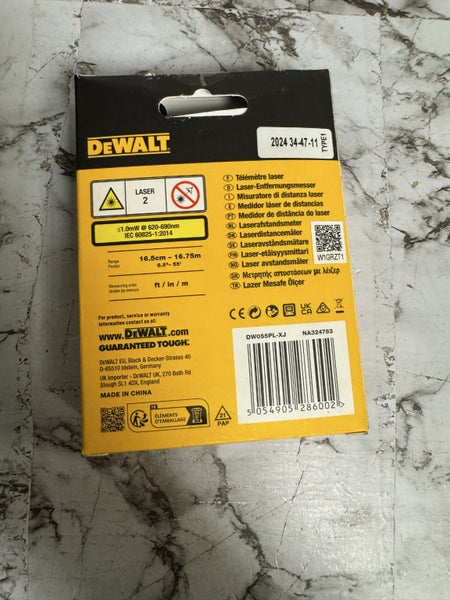 DeWalt laser distance Measurer Carousel 2