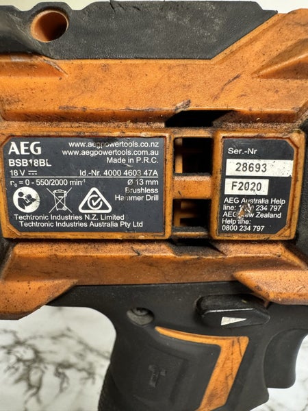 ARG HAMMER DRILL skin only Carousel 4
