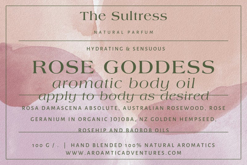 The Sultress ROSE GODDESS AROMATIC BODY OIL 100GM *SALE*62866853260417111