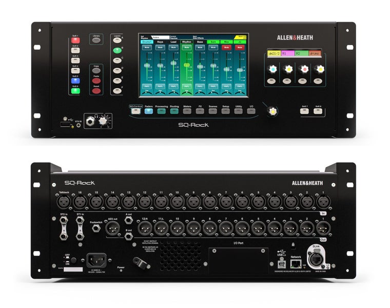 SQRACK :: A&H 48 channel, 96kHz rackmount digital mixer for live sound Carousel 1